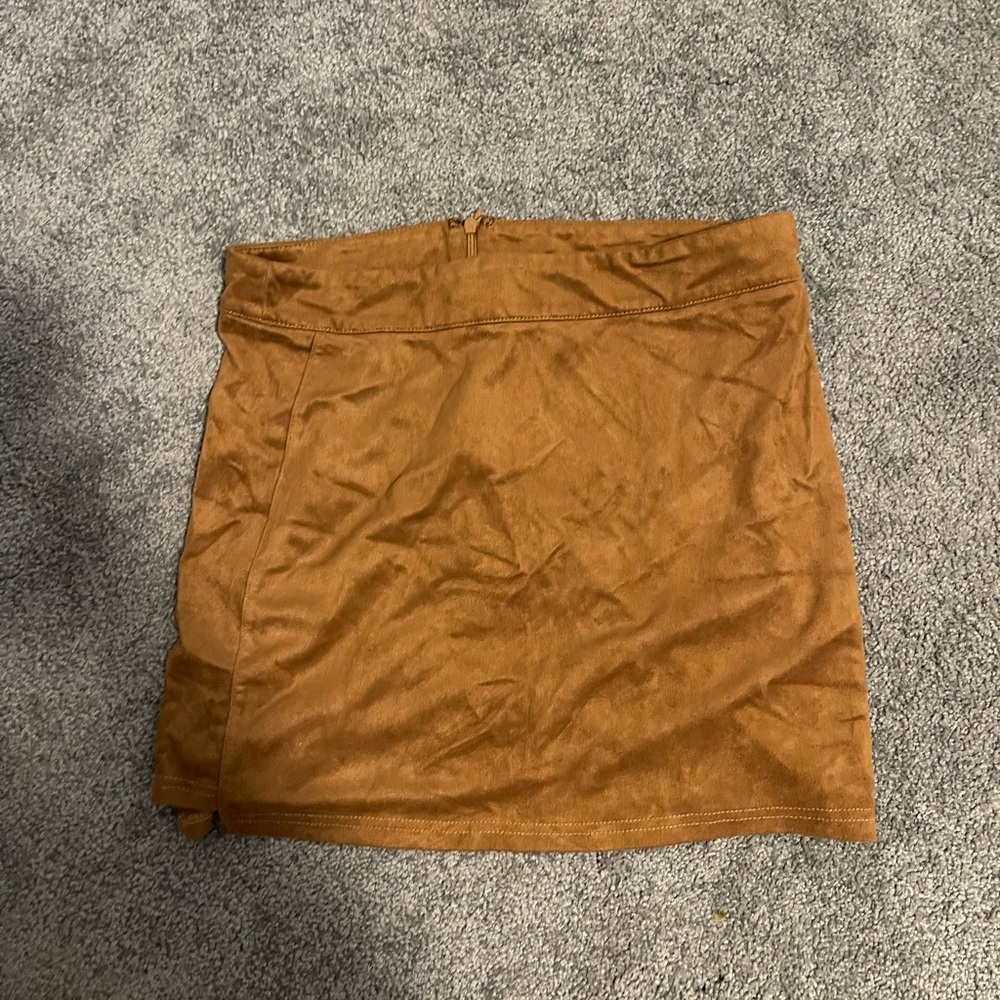 SHEIN Tan Mini Skirt